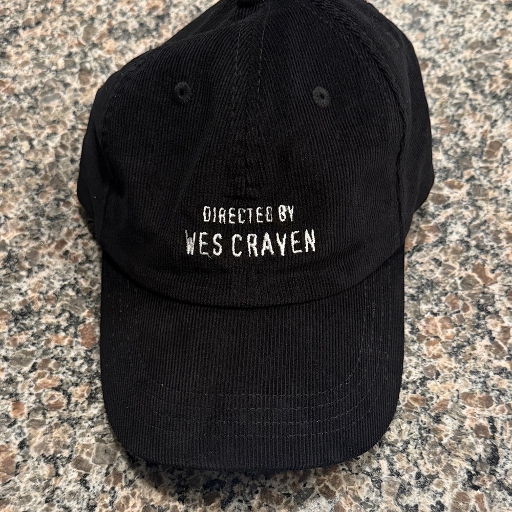 Wes Craven Black Baseball Cap